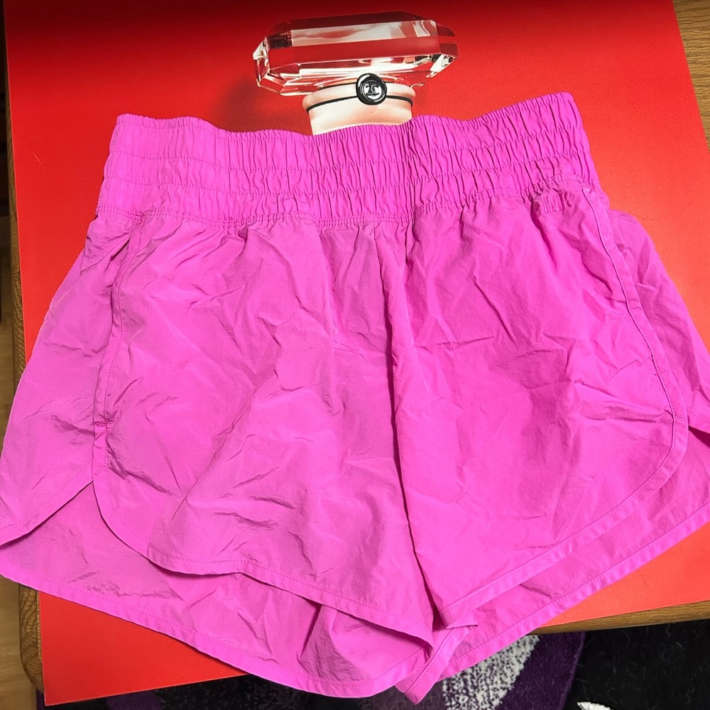 PINK Victoria's Secret Bright Pink Athletic Shorts